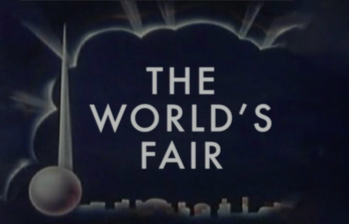 title slide for the world's fair