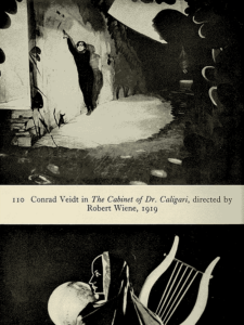 movie card for Dr. Caligari film
